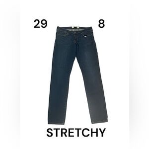 ABERCROMBIE & FITCH Women's Jeans Waist 29 Size 8 Mid Rise Straight Leg